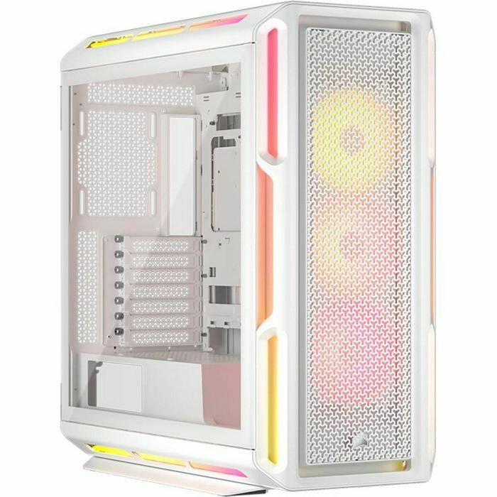 Corsair 5000T LX RGB - Boîtier PC Moyen Tour - Blanc Corsair 5000T LX RGB - Boîtier PC Moyen Tour - Blanc