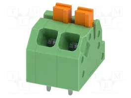 PHOENIX CONTACT SPTAF 1/2-3.5-EL Connecteur barre de serrage pour PCB vert, 2 broches