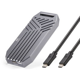 Ewent EW7062 Boîtier SSD M.2 NVMe USB4 Gris foncé