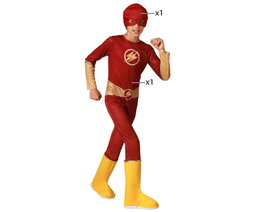 BigBuy Carnival Déguisement Super-héros Rouge pour Enfant (3-4 ans)