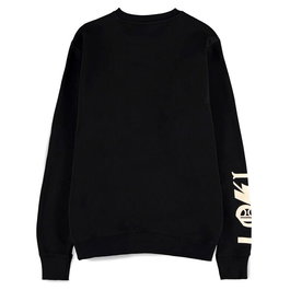 DIFUZED Sweatshirt Logo Text Loki Marvel - Sweat à capuche - 60% Coton 40% Polyester - Taille XL