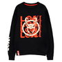 DIFUZED Sweatshirt Logo Text Loki Marvel - Sweat à capuche - 60% Coton 40% Polyester - Taille XL