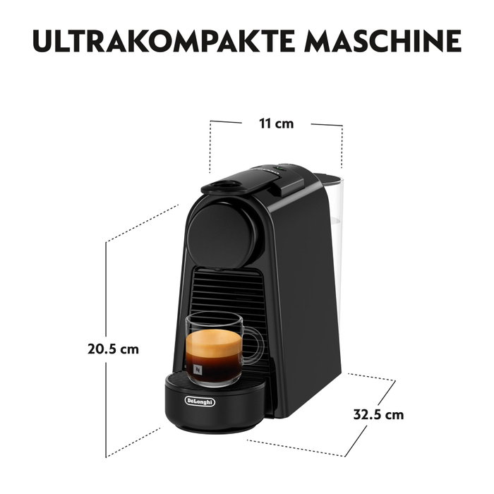 Nespresso Essenza Mini EN 85.B par DeLonghi, Noir