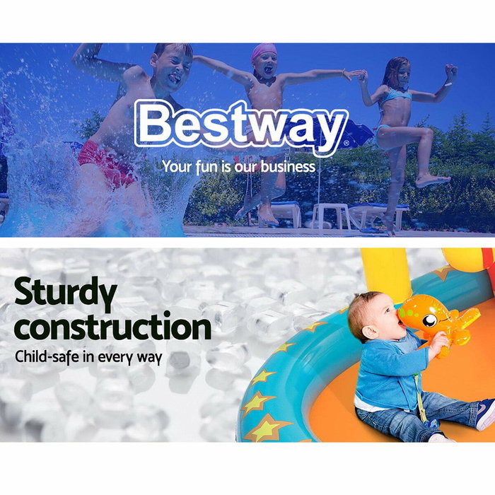 Bestway Piscine Gonflable Parc de Jeux et Bowling 435x213x117 cm