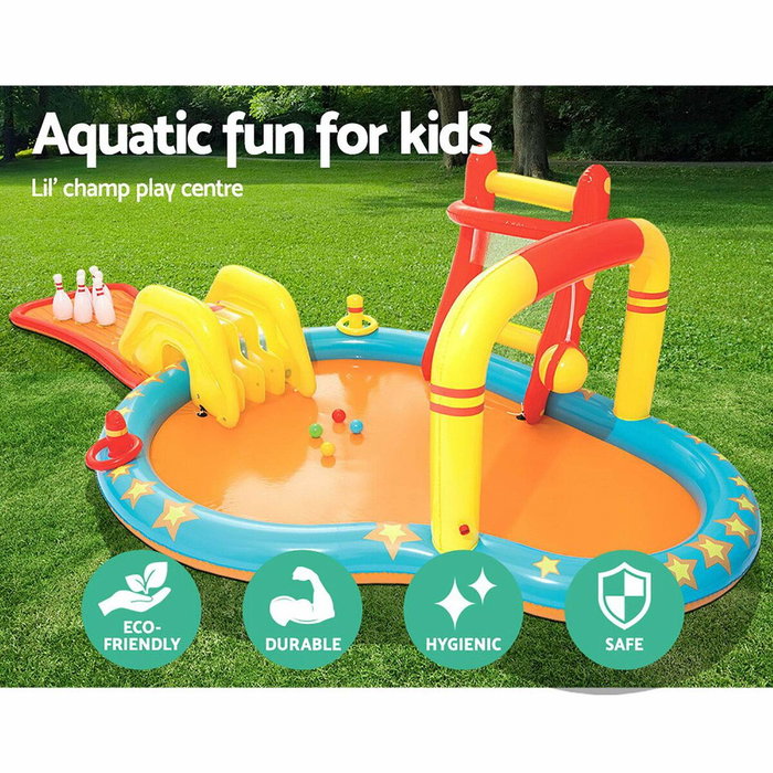 Bestway Piscine Gonflable Parc de Jeux et Bowling 435x213x117 cm