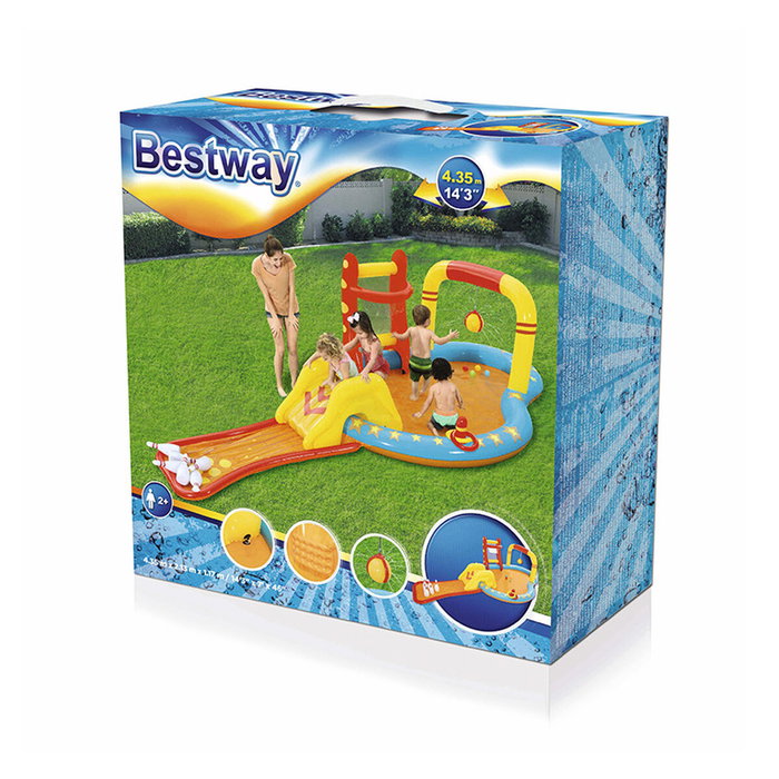 Bestway Piscine Gonflable Parc de Jeux et Bowling 435x213x117 cm