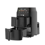 Fagor FG3301 Friteuse sans huile 5 L - Double cuves 2,5 L - 6 programmes - 2000 W - Air fryer