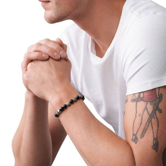 Bracelet Homme Diesel BEADS Acier inoxydable