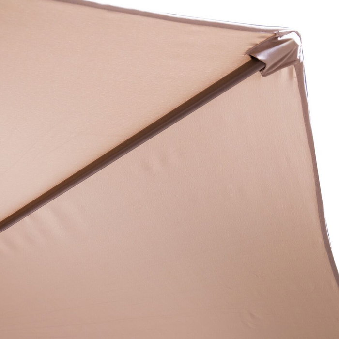 BigBuy Garden Parasol Tessa Taupe Aluminium 300 x 400 x 250 cm BigBuy Garden Parasol Tessa Taupe Aluminium 300 x 400 x 250 cm