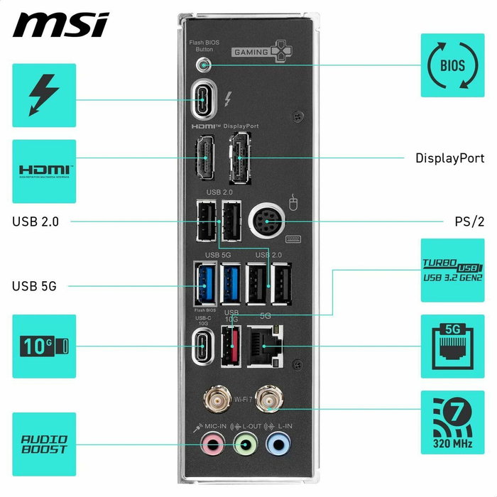 MSI Z890 GAMING PLUS WIFI