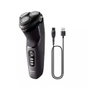 Philips Shaver Series 3000 S3343 Rasoir électrique Barbe Wet&Dry 5D lames PowerCut Noir