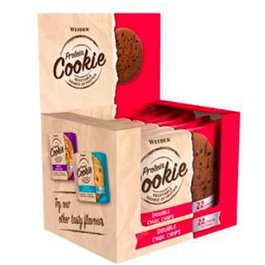 WEIDER Protein Cookie double choco chip 90g x 12