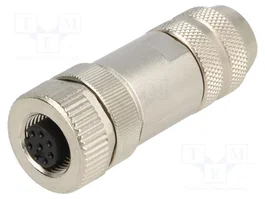 LAPP Connecteur industriel M12 mâle-femelle droit 8 broches