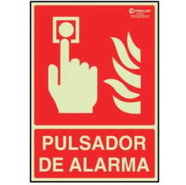DUVER Signalétique Bouton Poussoir d'Alarme 297x210 mm