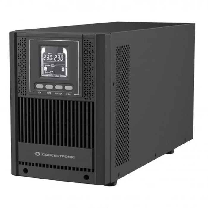 Conceptronic Zeus52Es2K 2000 VA 1800 W UPS En Ligne Double Conversion Noir Conceptronic Zeus52Es2K 2000 VA 1800 W UPS En Ligne Double Conversion Noir