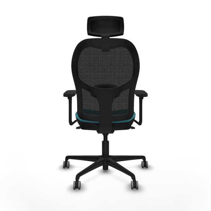 Piqueras y Crespo Chaise de Bureau avec Appui-tête 3D036G2 Turquoise