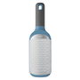 Berghoff 3950204 Râleur Double Face Bleu avec Base Antidérapante et Grattoir pour Fromages, Chocolat, Noix de Coco