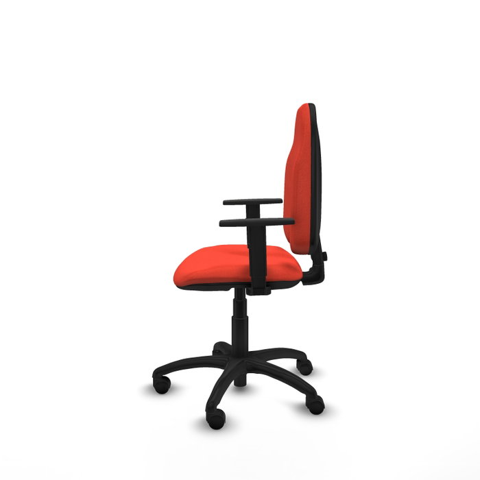 PIQUERAS Y CRESPO Chaise de bureau Algarra, tissu orange foncé