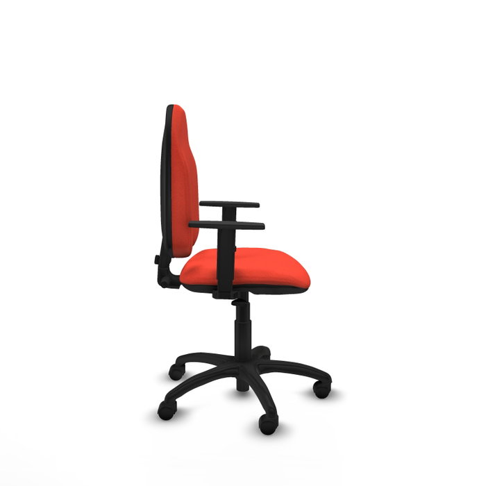 PIQUERAS Y CRESPO Chaise de bureau Algarra, tissu orange foncé