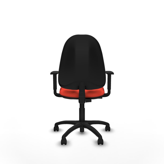 PIQUERAS Y CRESPO Chaise de bureau Algarra, tissu orange foncé