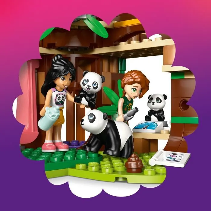 Lego 42648 LEGO Friends Le Sanctuaire des Pandas - Jeu de Construction à Partir de 7 Ans avec Mini-poupées et Accessoires