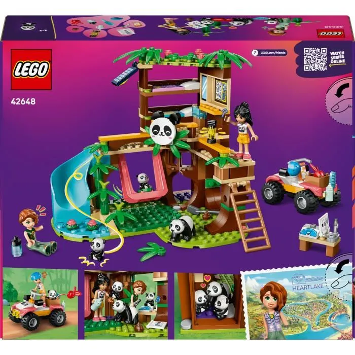 Lego 42648 LEGO Friends Le Sanctuaire des Pandas - Jeu de Construction à Partir de 7 Ans avec Mini-poupées et Accessoires