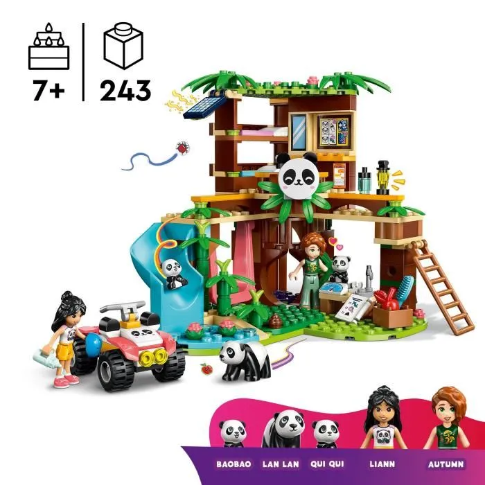 Lego 42648 LEGO Friends Le Sanctuaire des Pandas - Jeu de Construction à Partir de 7 Ans avec Mini-poupées et Accessoires