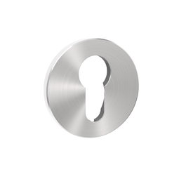 ARTICULOS INOXIDABLES IN.04.RPZ.05N Rosace de serrure ronde 50 mm acier inoxydable AISI 304 satiné pour cylindre Yale
