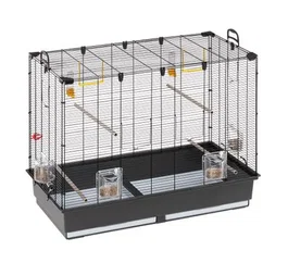 Ferplast Piano 6 Negra, cage pour oiseaux noire