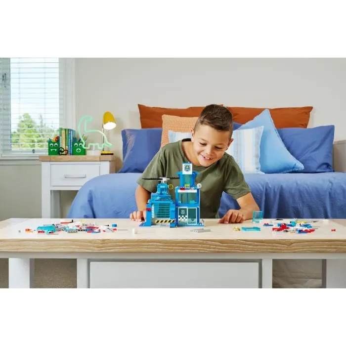 ZURU Police Station 889 pièces - Set de Construction Quartier Général de Police avec Prison et Véhicules - Jeu de Briques ZURU Police Station 889 pièces - Set de Construction Quartier Général de Police avec Prison et Véhicules - Jeu de Briques