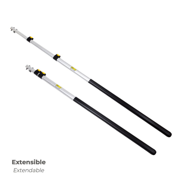 WOLFPACK LINEA PROFESIONAL Perche en aluminium pour scie de taille 1+1+1 mètres