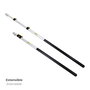 WOLFPACK LINEA PROFESIONAL Perche en aluminium pour scie de taille 1+1+1 mètres