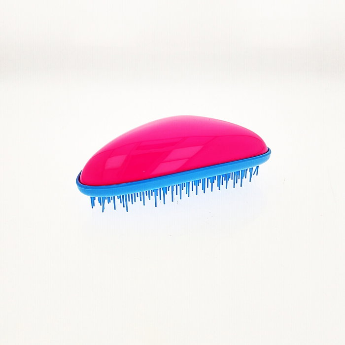 Detangler Brosse Démêlante Couleurs Rose Fuchsia et Bleu pour Cheveux