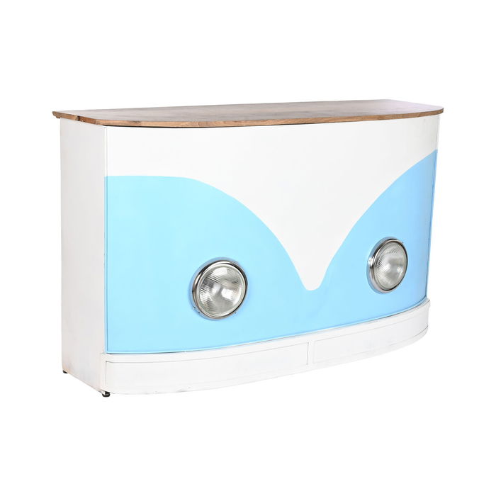 Meuble bar Home ESPRIT Blanc Marron Turquoise 157 x 52 x 90 cm Meuble bar Home ESPRIT Blanc Marron Turquoise 157 x 52 x 90 cm