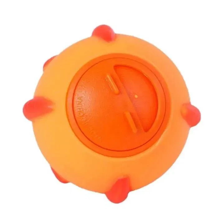 Tyrol - Balle à Friandises pour Rongeurs, Lapins, Furets - Jouet Ludique Ø 7,5 cm - Stimulation Physique et Mentale