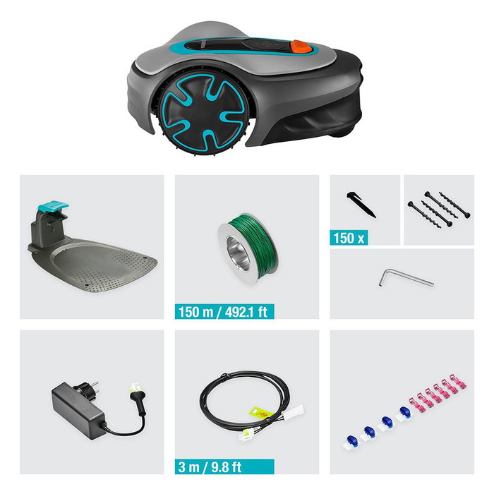 Robot tondeuse Gardena Smart Sileno 15201-34 250 m