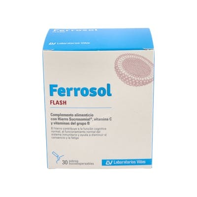 Ferrosol Flash 30 sachets buccodispersibles Ferrosol Flash 30 sachets buccodispersibles