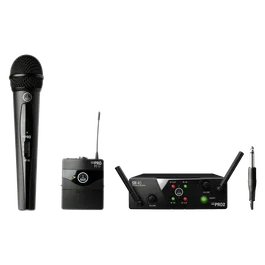 AKG Système sans fil UHF Instrumental Band ISM2/3 avec 1 émetteur, 1 microphone et récepteur