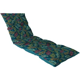 Jardin Prive - Coussin pour Bain de Soleil - Flocons Brasilia - Polyester/Coton - 118 x 78 x 54 cm