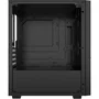 Darkflash DF-M305MCL12-BK - Boîtier PC Mini Tour Noir, Micro-ATX, Façade Mesh, 3 Ventilateurs ARGB, USB 3.0, Panneau Latéral en Verre Trempé