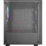 Darkflash DF-M305MCL12-BK - Boîtier PC Mini Tour Noir, Micro-ATX, Façade Mesh, 3 Ventilateurs ARGB, USB 3.0, Panneau Latéral en Verre Trempé