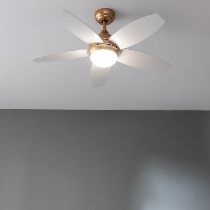 Ventilateur de Plafond avec Lumière Cecotec EnergySilence Aero 4200 Marron Doré 15 W 53 W