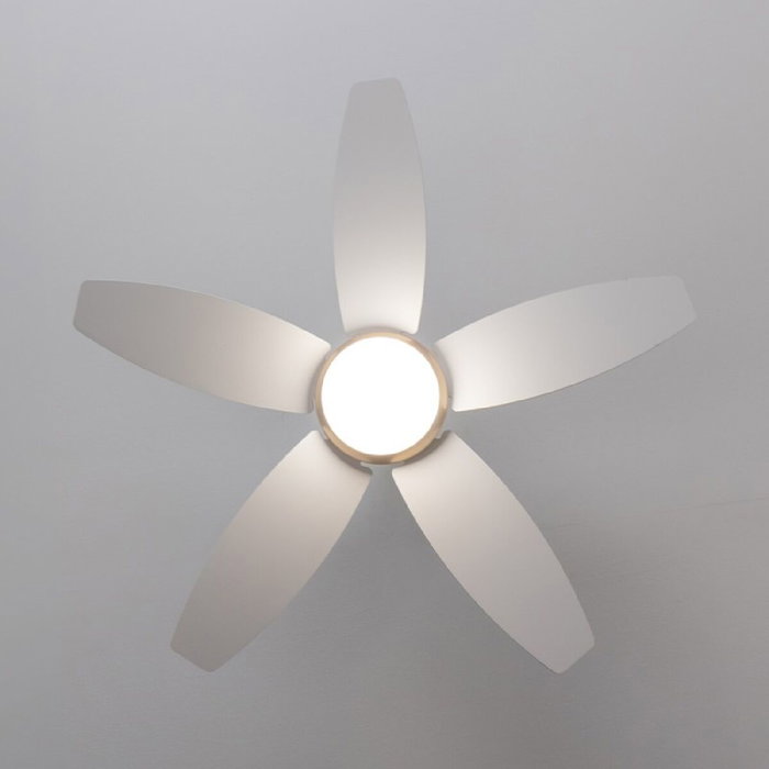 Ventilateur de Plafond avec Lumière Cecotec EnergySilence Aero 4200 Marron Doré 15 W 53 W