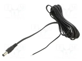 POS Câble d'alimentation DC plat 3m DC 5,5/2,1 droit