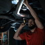 Nebo Big Larry 3 Lampe de Travail LED 600 Lumens avec Clip et Base Magnétique Noir/Orange