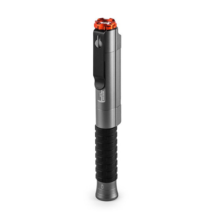 Nebo Big Larry 3 Lampe de Travail LED 600 Lumens avec Clip et Base Magnétique Noir/Orange