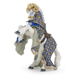 Papo Figura caballo maestro de armas bleu