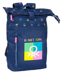 Benetton Sac à dos Cool pour ordinateur portable 15,6 pouces (28x42x13 cm) - Mochila solapa pour portatil