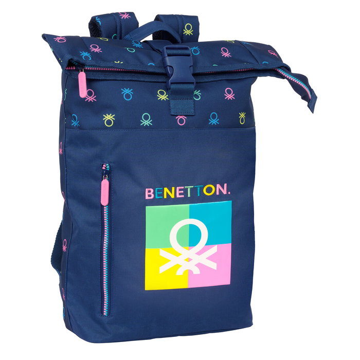 Sacoche pour Portable Benetton Cool Blue marine 28 x 42 x 13 cm Sacoche pour Portable Benetton Cool Blue marine 28 x 42 x 13 cm