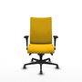 Piqueras Y Crespo Chaise Albacete Confidente Jaune avec Mécanisme Synchrone